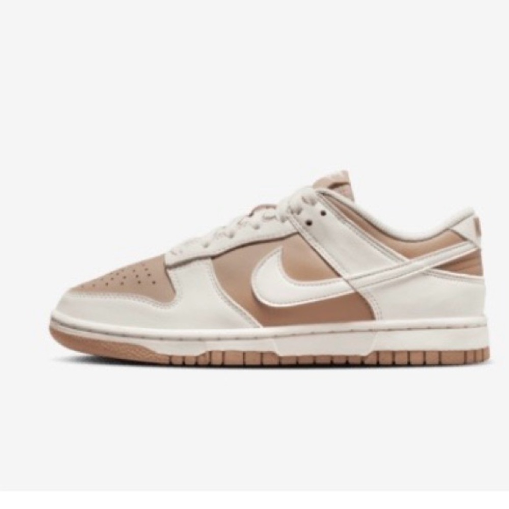 Nike Tan and Cream Low-Top Sneakers